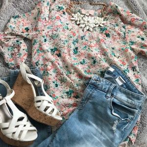 Cute multi colored blouse